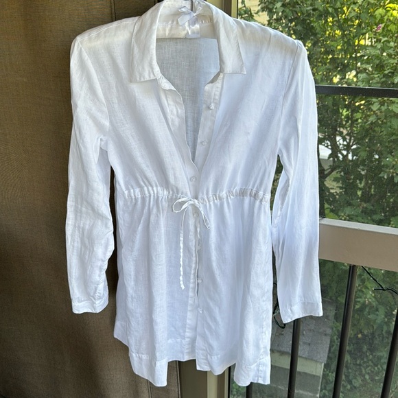 Light and airy J. Jill linen tunic - Picture 1 of 12